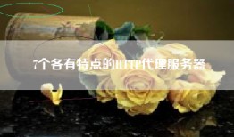 7个各有特点的HTTP代理服务器