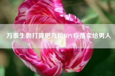 万泰生物打算把九价HPV疫苗卖给男人