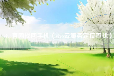 vivo官网找回手机（vivo云服务定位查找）